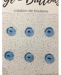 Plaquette de Boutons Résine 12mm