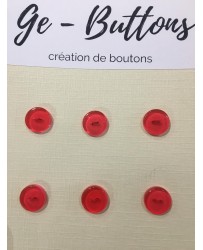 Plaquette de Boutons Résine 12mm