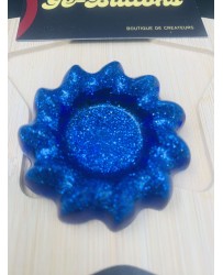 Broche Margot bleu paillette