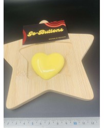 Coeur jaune vintage