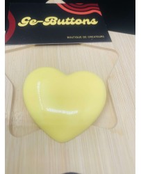 Coeur jaune vintage