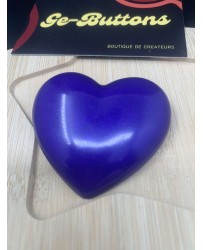 Coeur violet métallisé